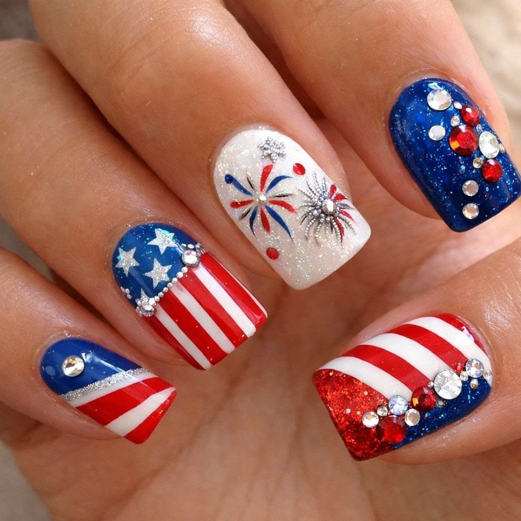 250th Anniversary Nails (10)