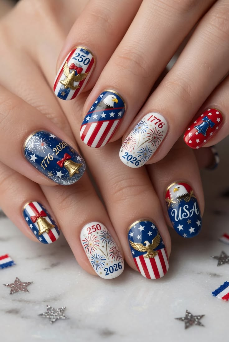 250th Anniversary Nails (13)