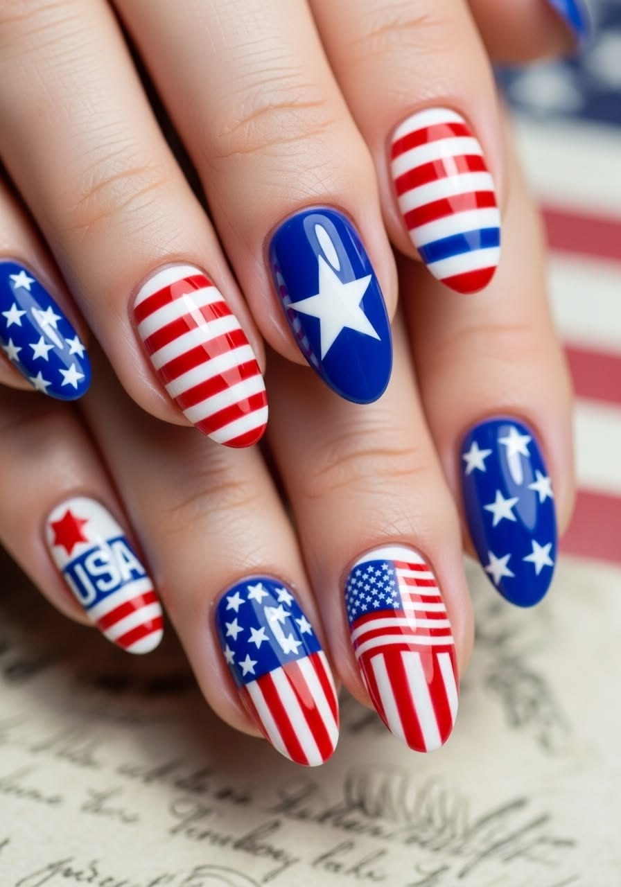 250th Anniversary Nails (3)