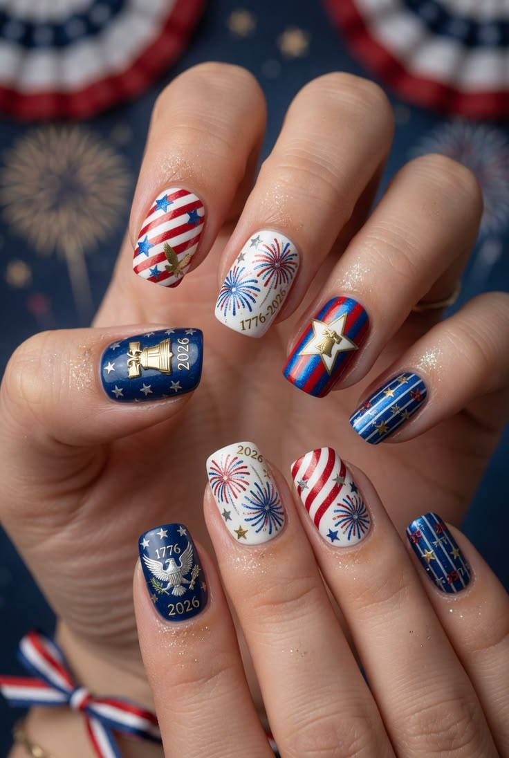 250th Anniversary Nails (5)