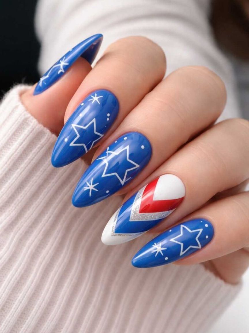4th Of July Nails (12)