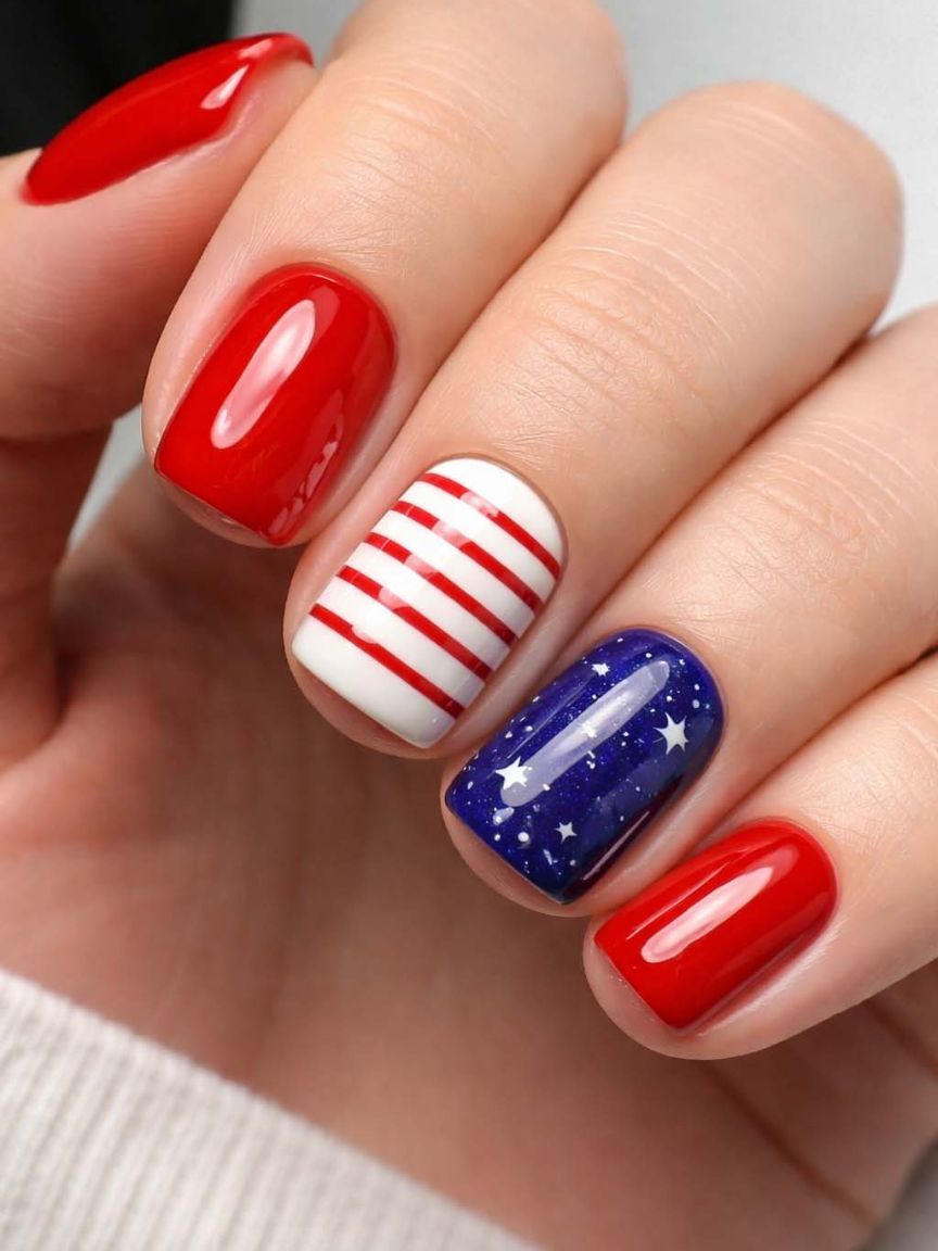 4th Of July Nails (9)