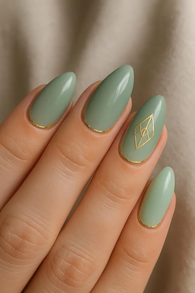 stylish and modern short almond nails manicure style showcasing beautiful hues on beautifully manicured nails, with elegant almond nail shape