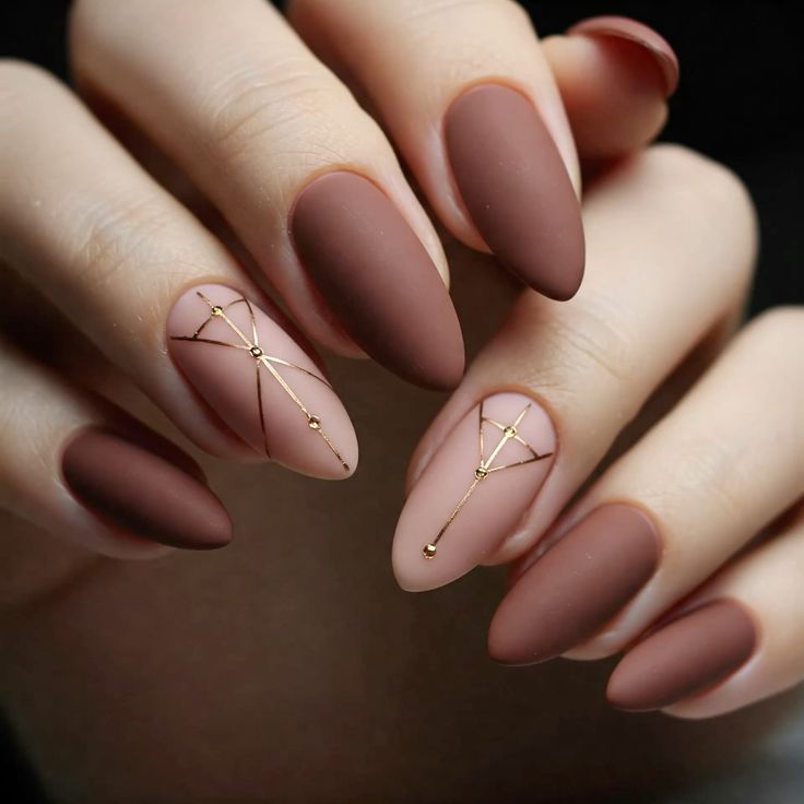 creative and artistic almond nails short nail art technique featuring stunning color palette on beautifully manicured nails, with elegant almond nail shape