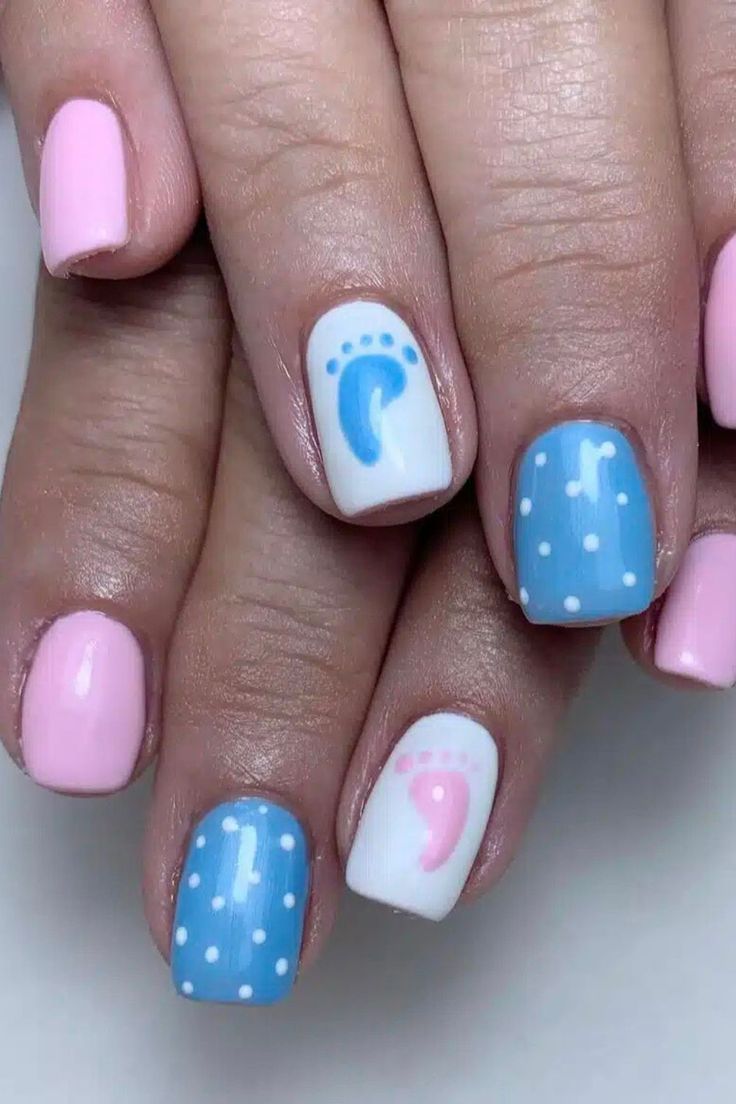 Baby Shower Nails (10)