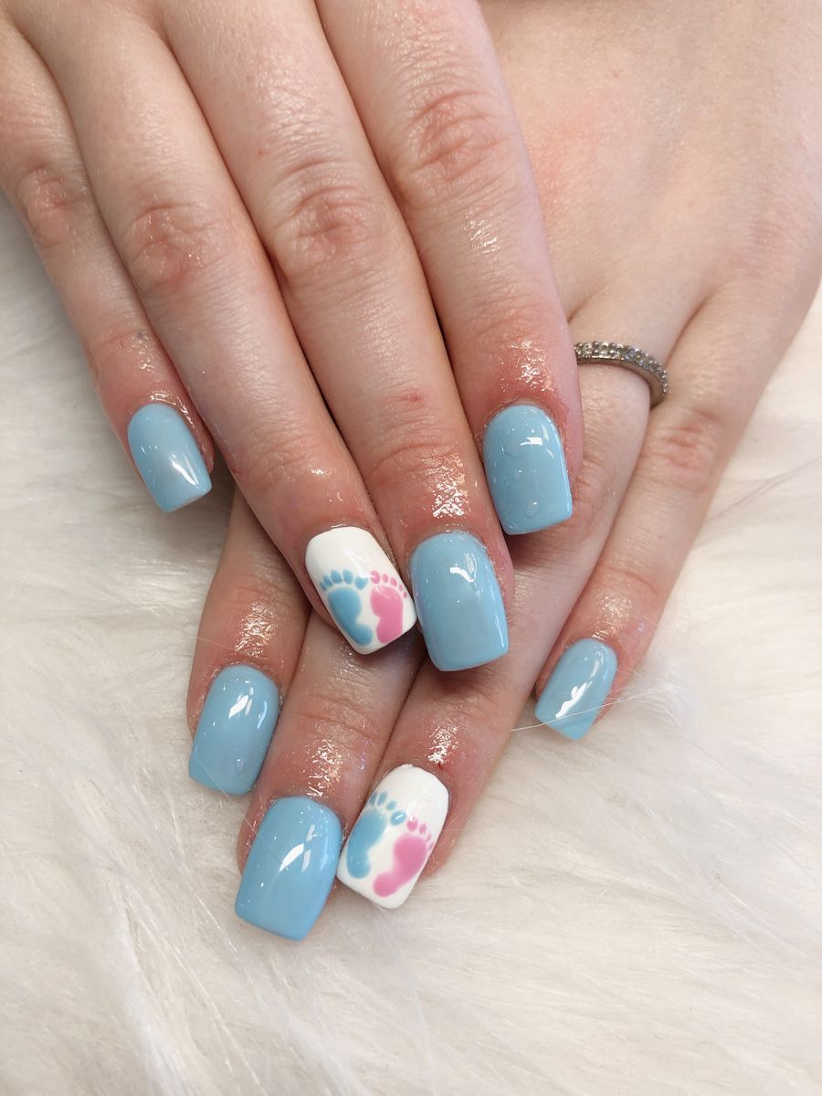 Baby Shower Nails (5)