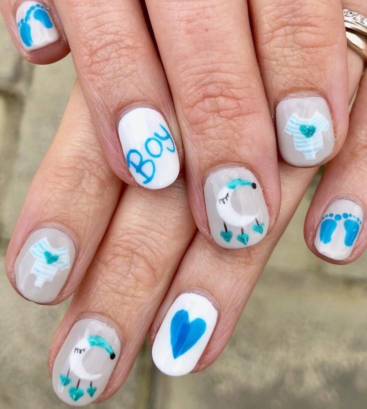 Baby Shower Nails (7)