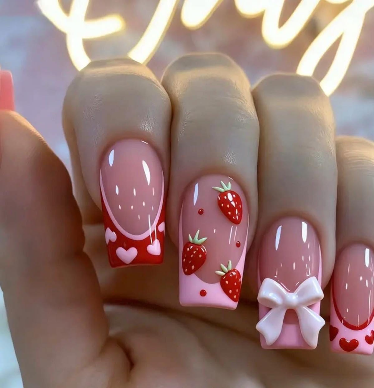 Baddie Square Nails (10)