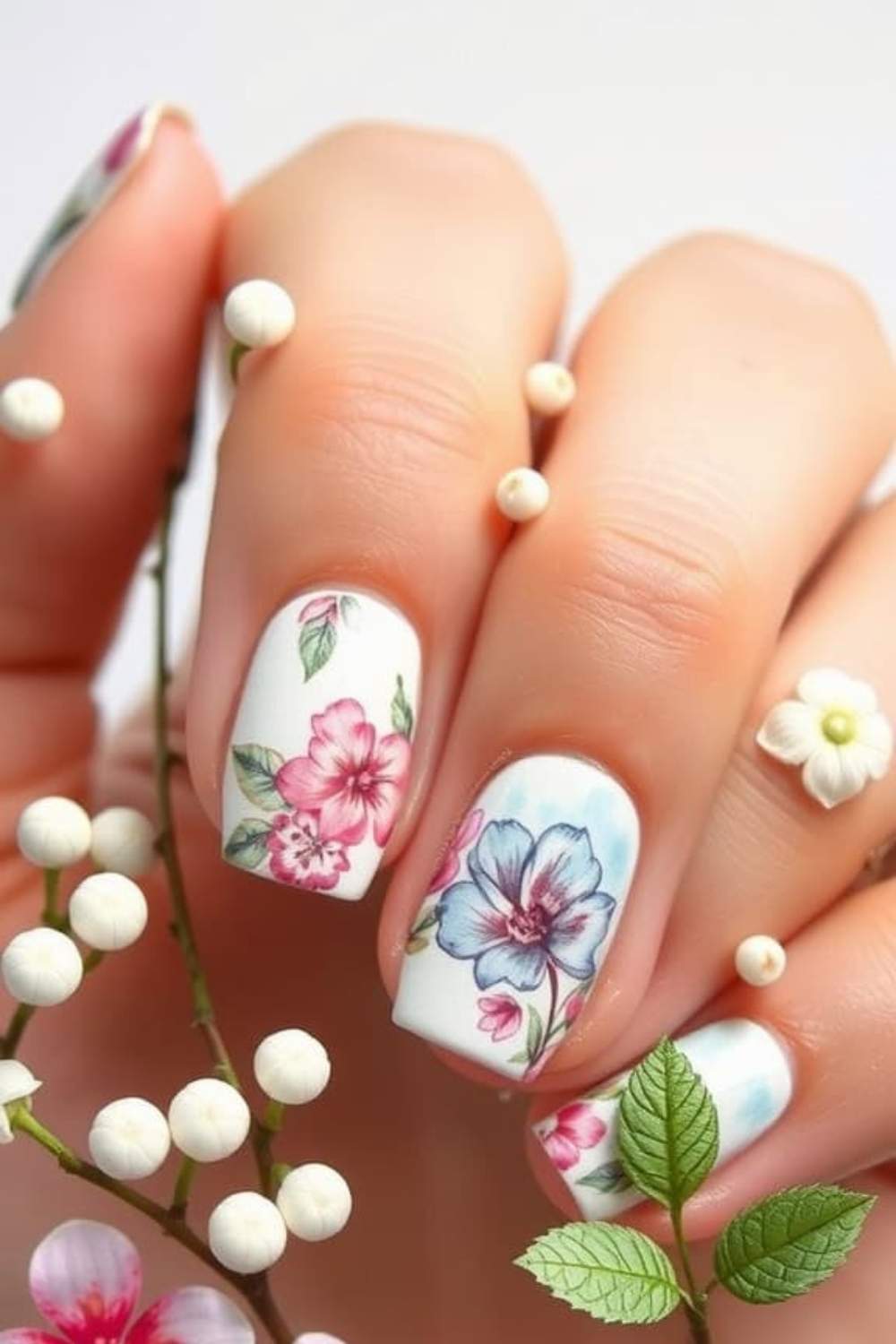 Hippie boho nail designs 2025 - retro-inspired bohemian nail art with peace symbols and flower power motifs for vintage beauty