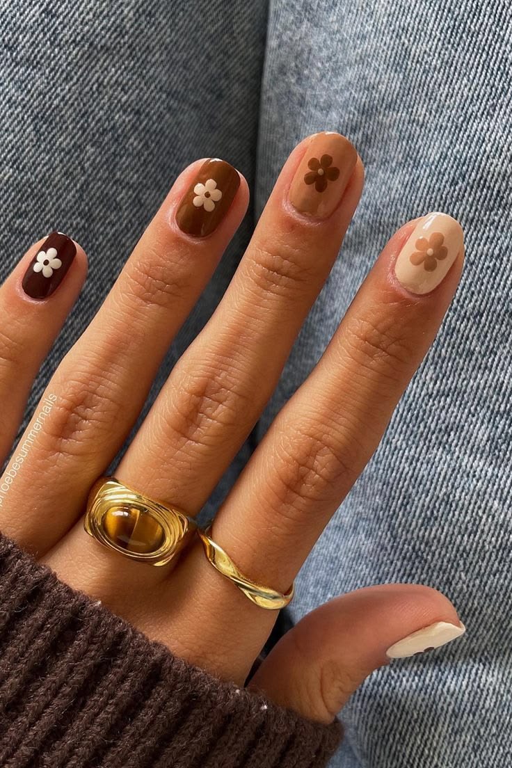 Bronze Fall Nails