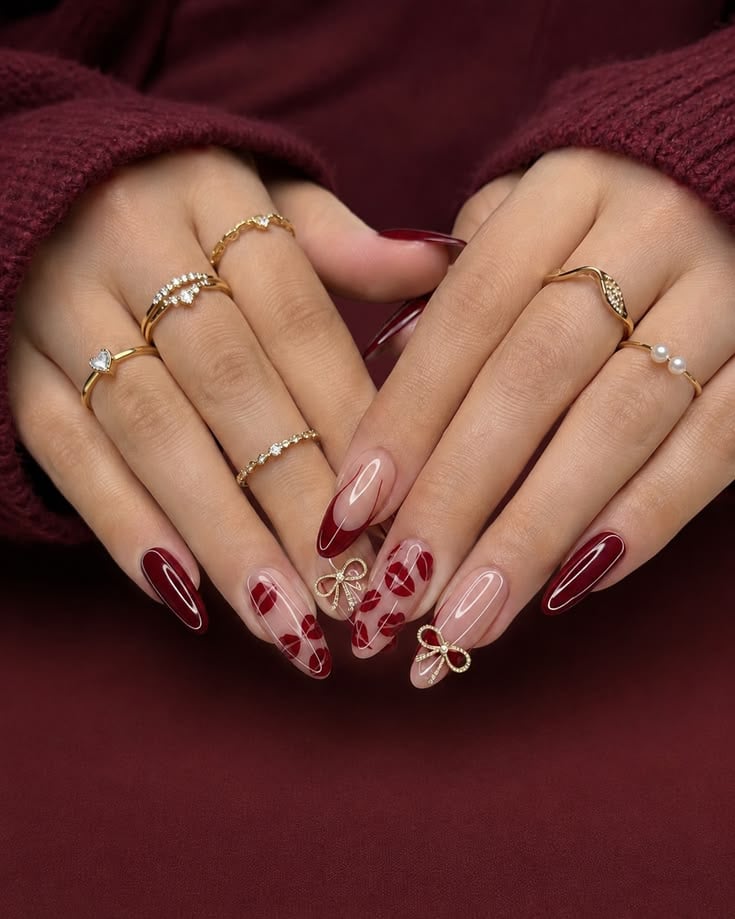Chic Burgundy Nails