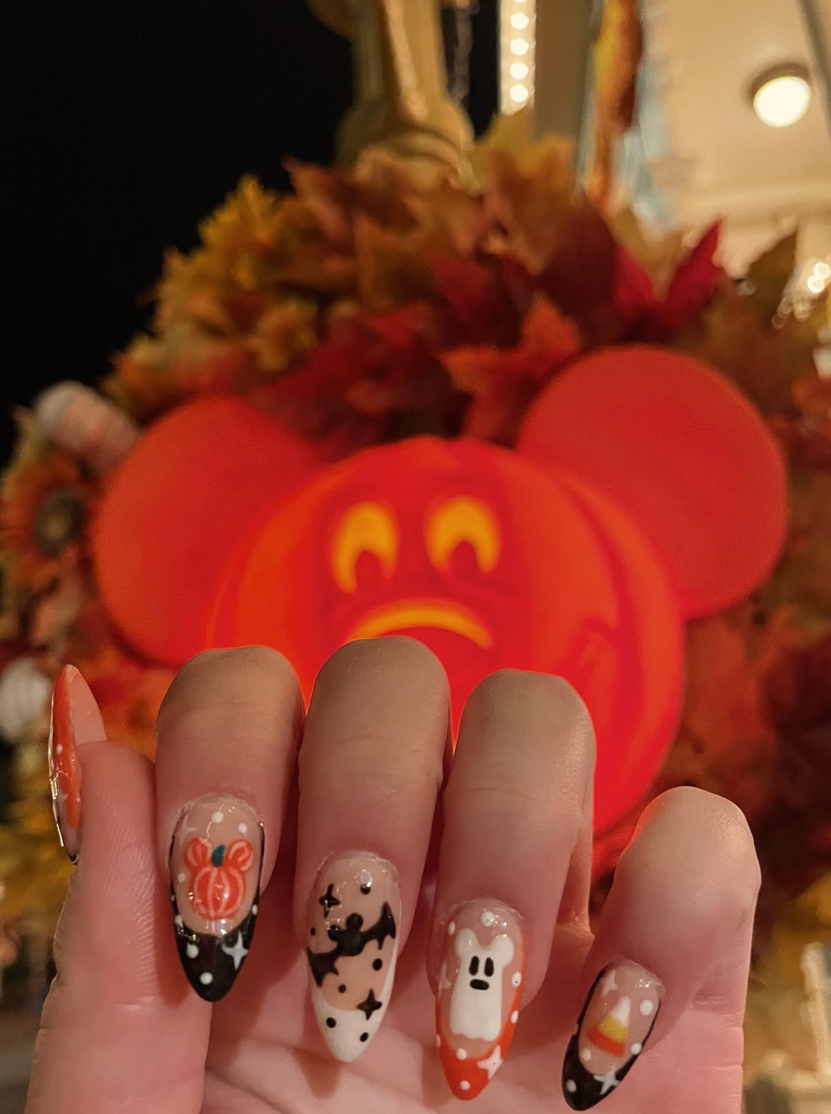 Disney Halloween Nails