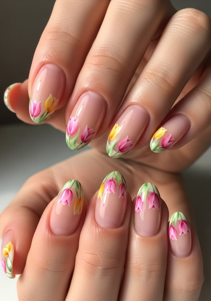 Flower Nails Design