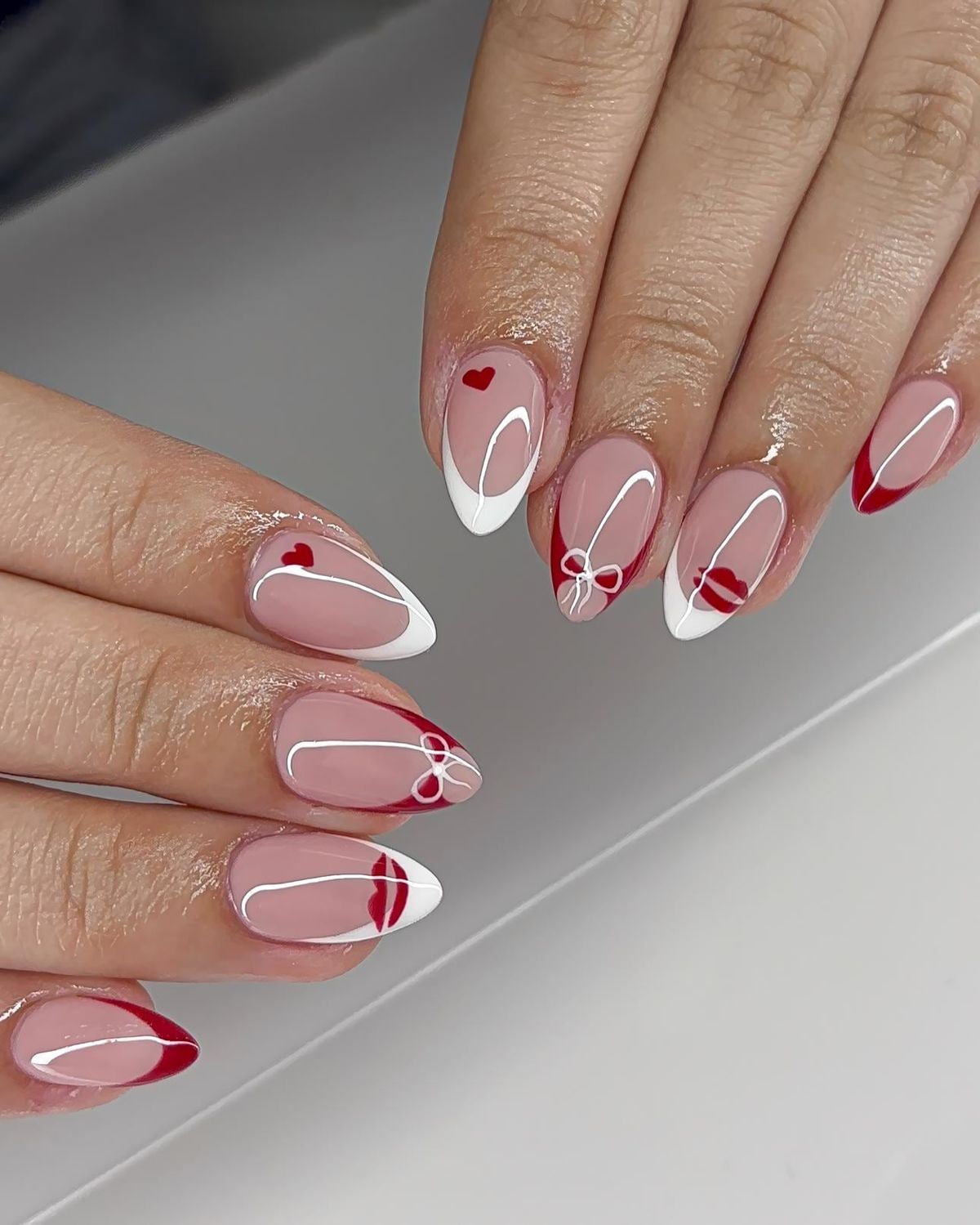 French Tip Nails (2)