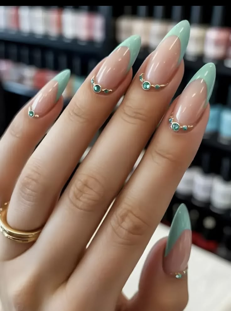 Gel French Tip Nails