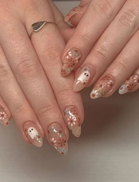 Ghosty September Nails
