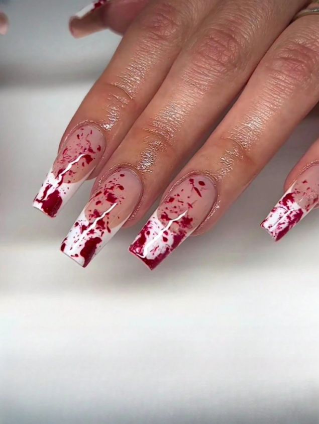 Halloween Faux Nails