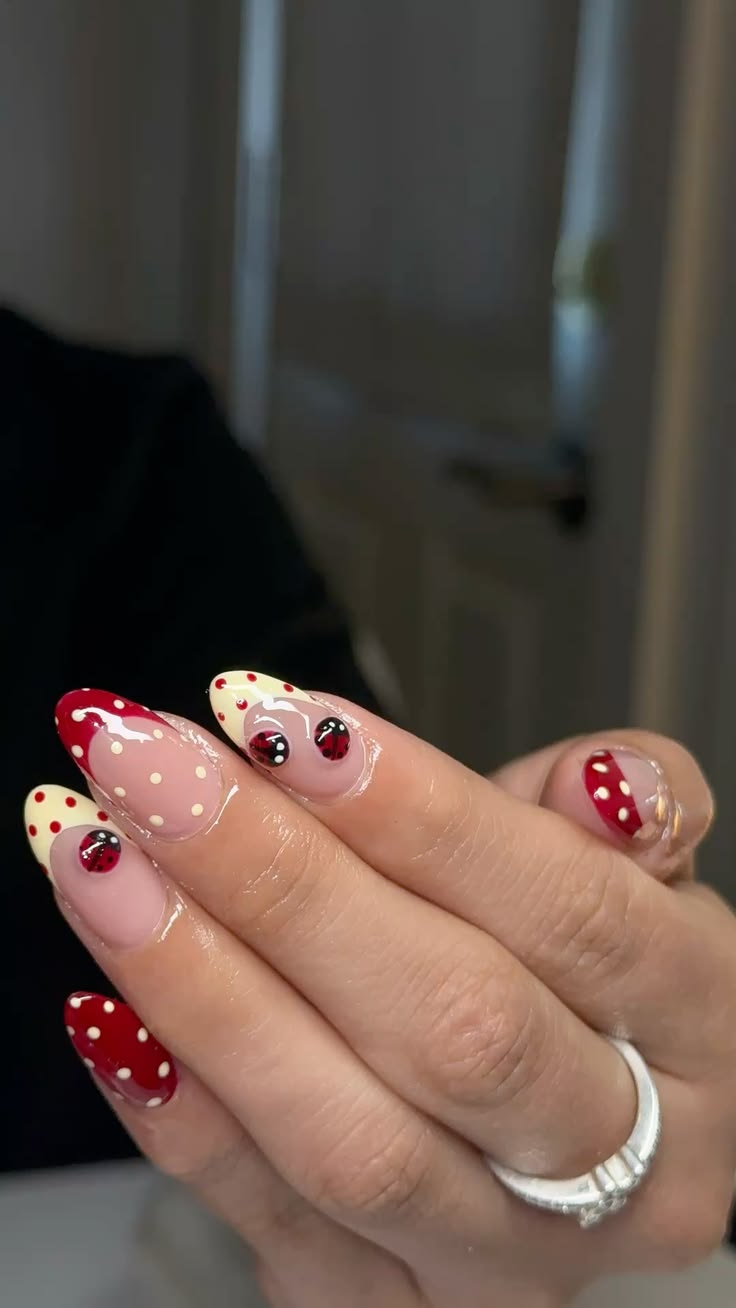 Lady Bug Nails