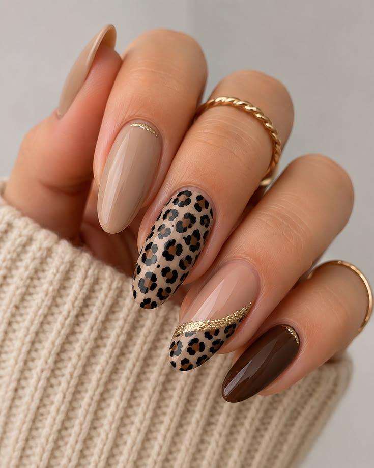 Leopard Luxe Nails