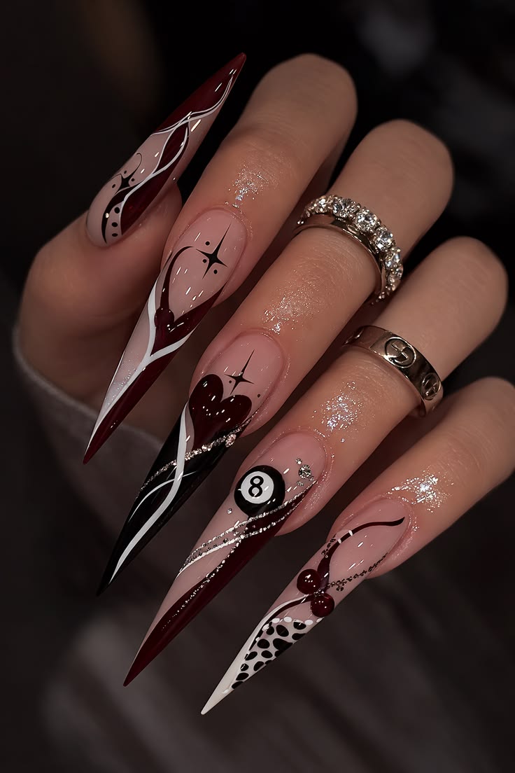 Long Stiletto Nails (3)