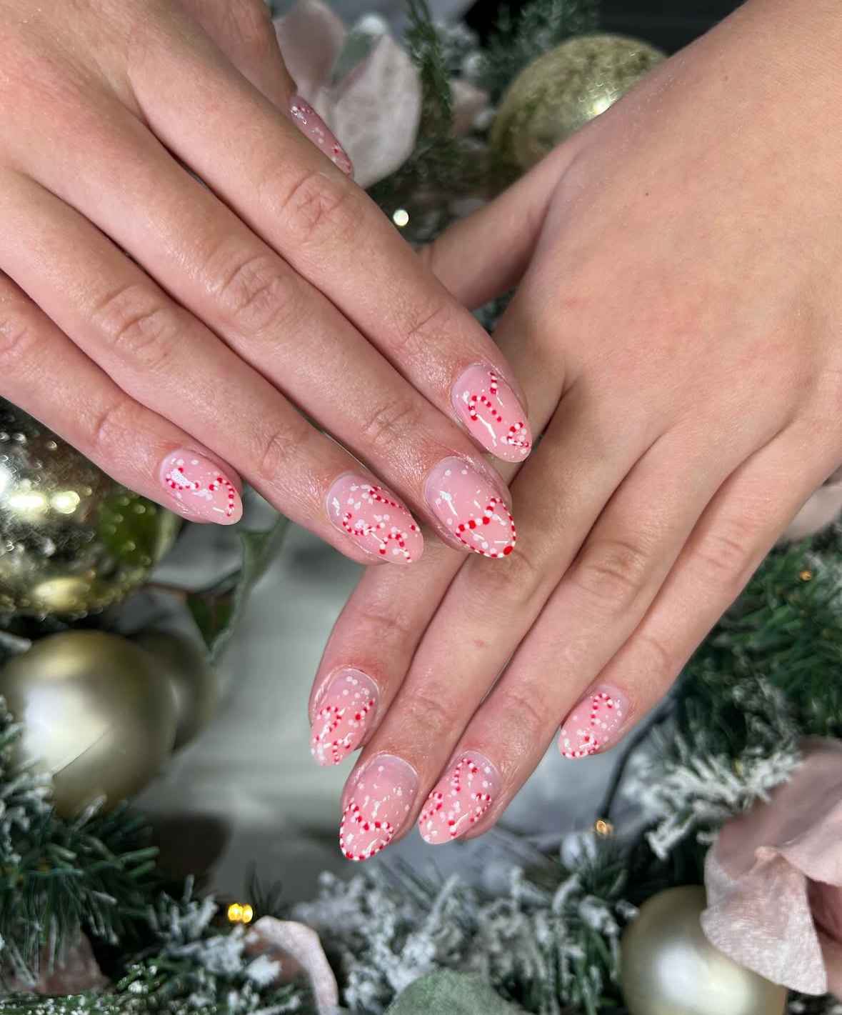 Micro Candy Confetti Dot Nails
