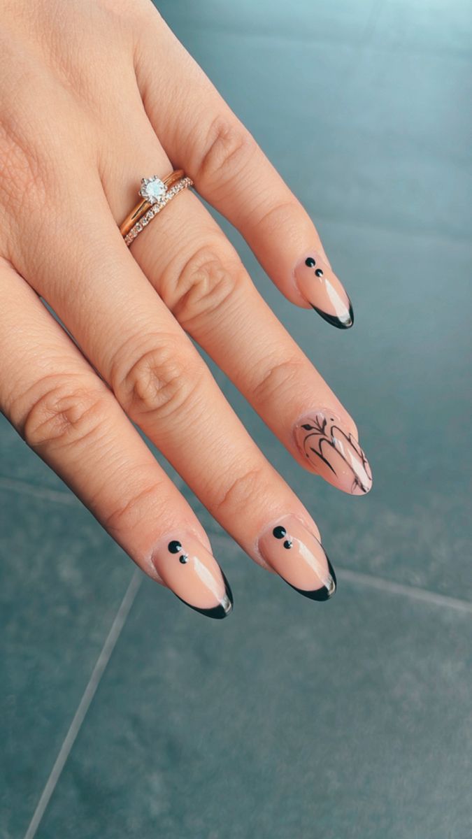 Minimal Nude Virgo Nails