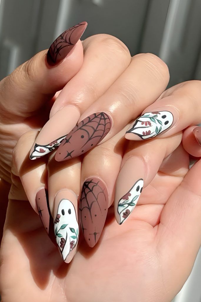 Neutral Spider Nails