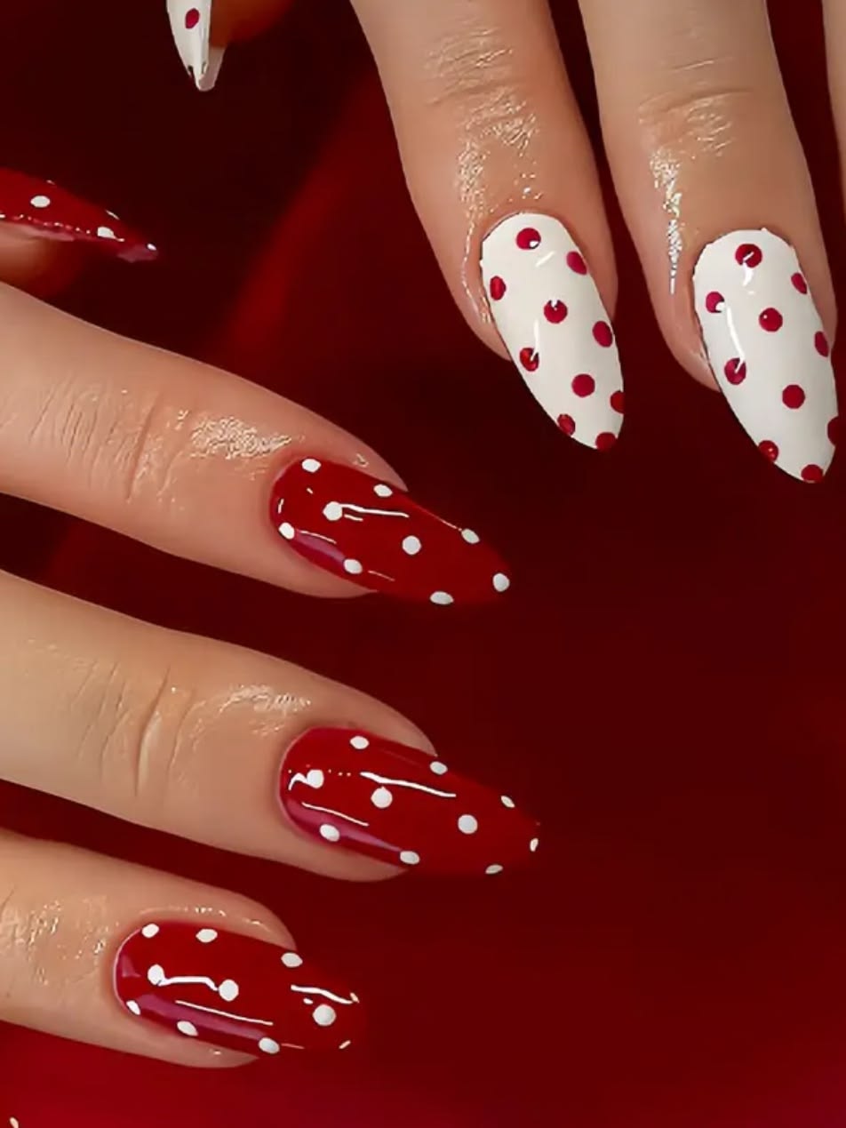 Polka Dot Nail Ideas (11)