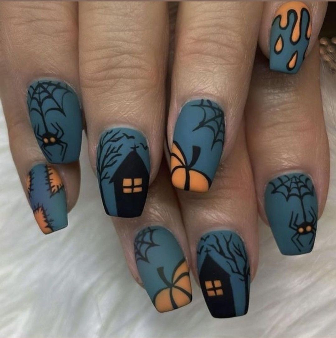 Pumpkin Nails