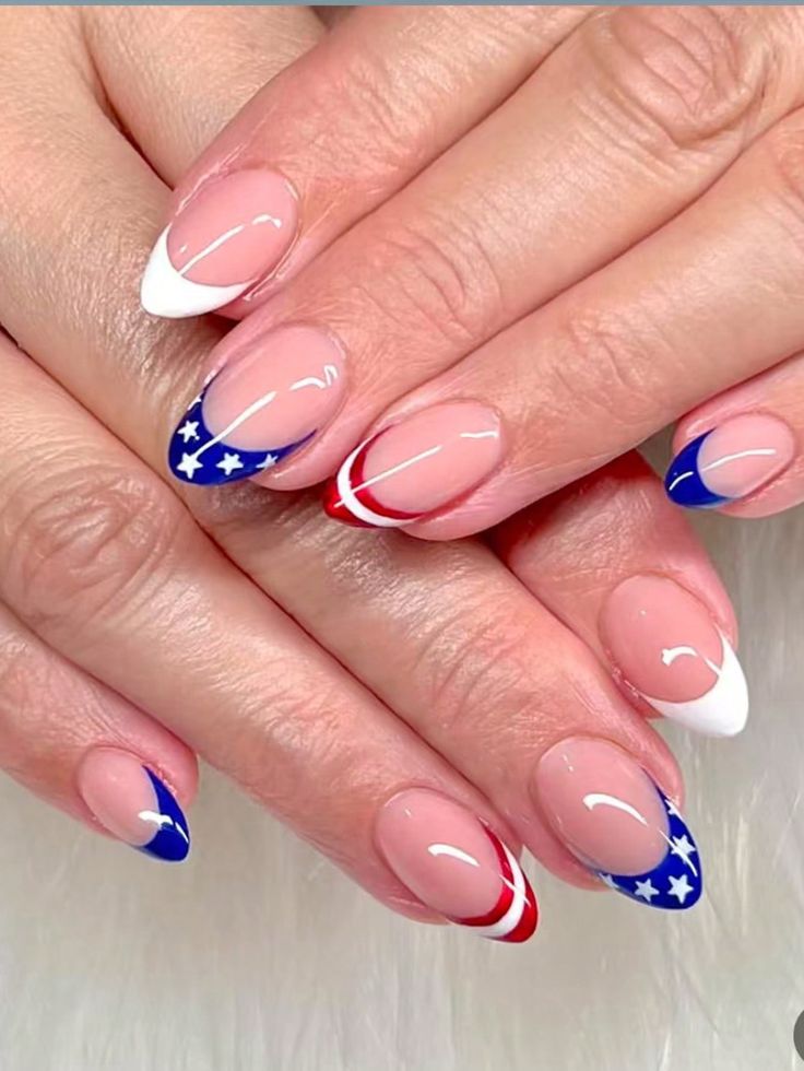 Short 4th Of July Nails (16)
