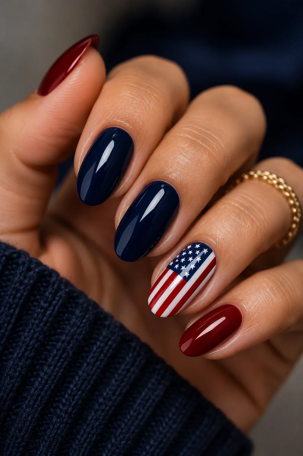 Short 4th Of July Nails (4)