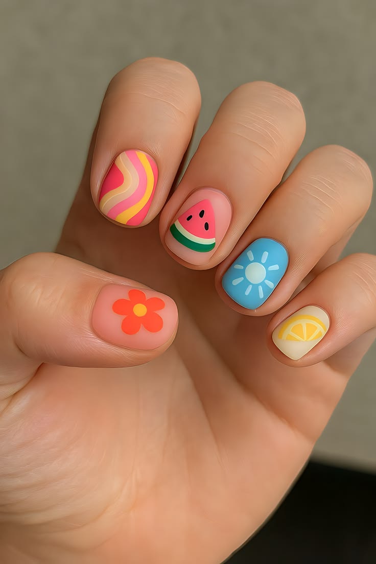 Short Summer Nails (6)