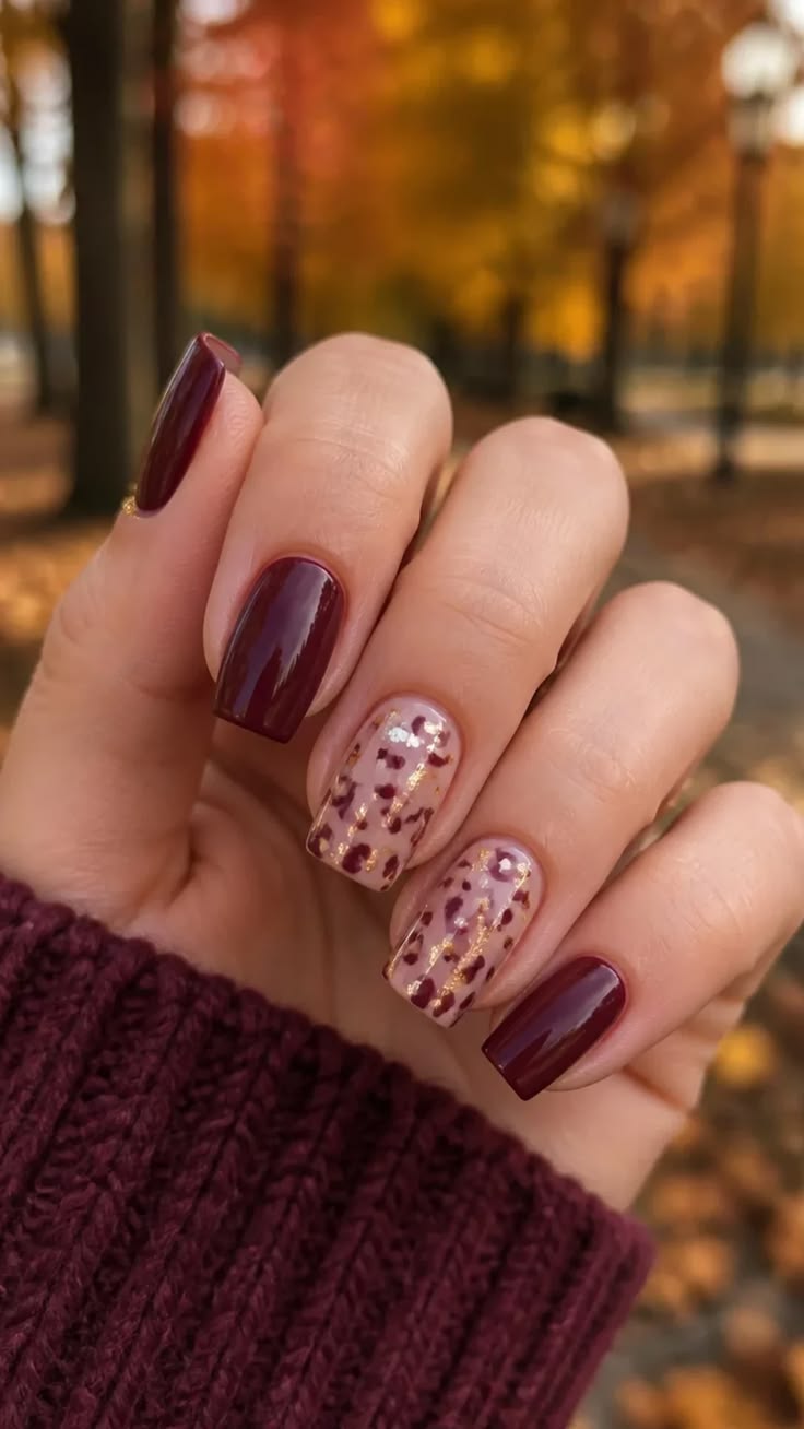 Simple Fall Nails