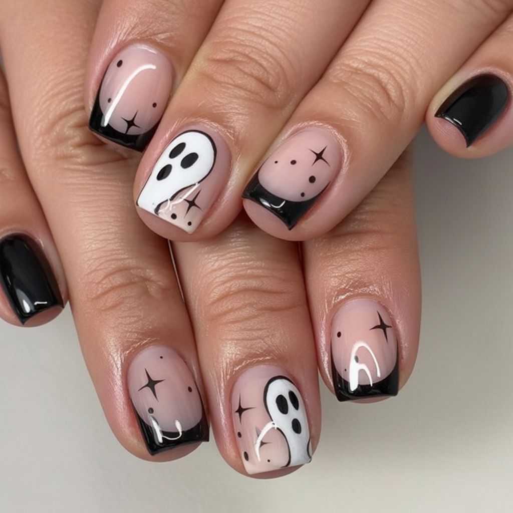 Simple Halloween Nails For Spooky Season Style