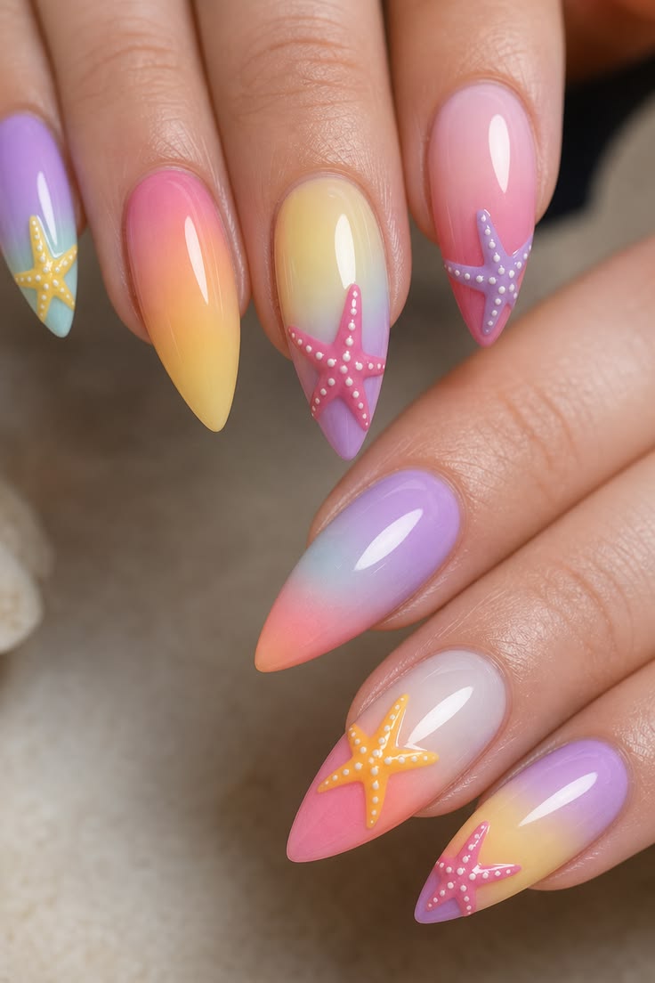Starfish Summer Nails 2026 That Bring Beach Vibes to Your Manicure