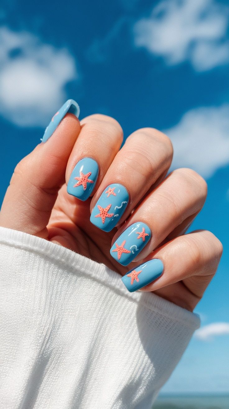 Starfish Summer Nails 2026 (15)