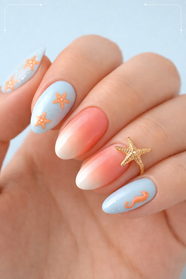 Starfish Summer Nails 2026 (17)