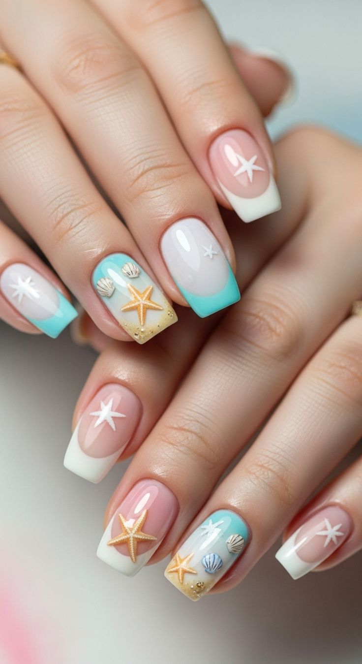 Starfish Summer Nails 2026 (3)