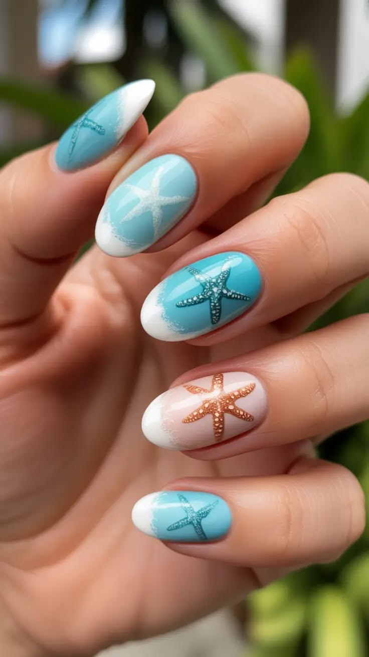 Starfish Summer Nails 2026 (5)