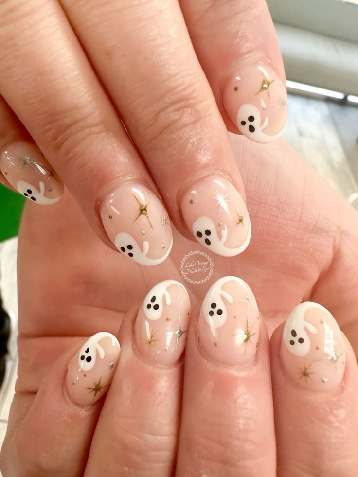 Stars And Ghosts Nails