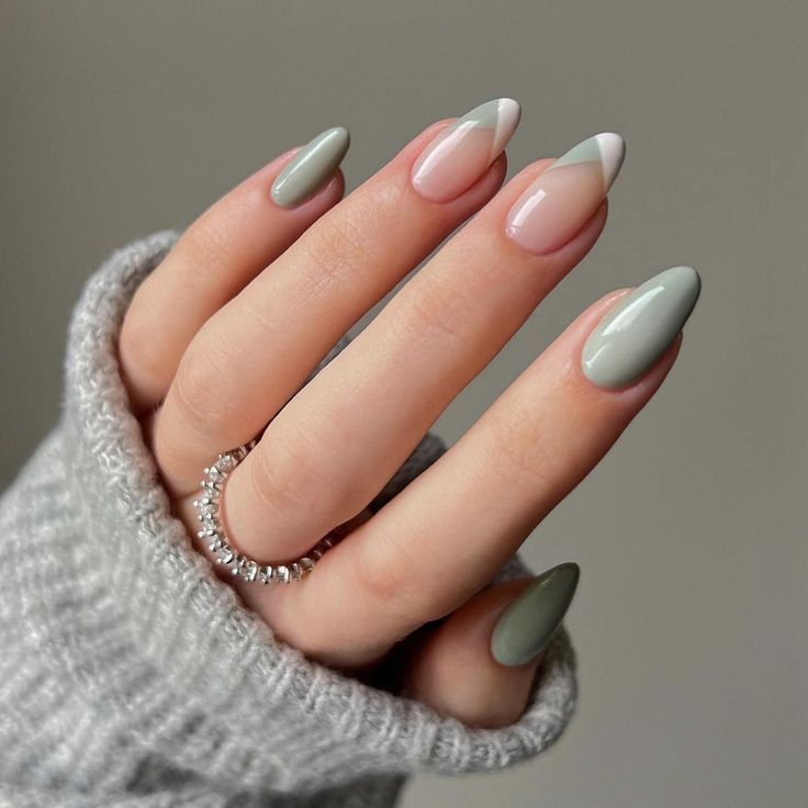 Summer Blue Pink Floral French Tips 2026