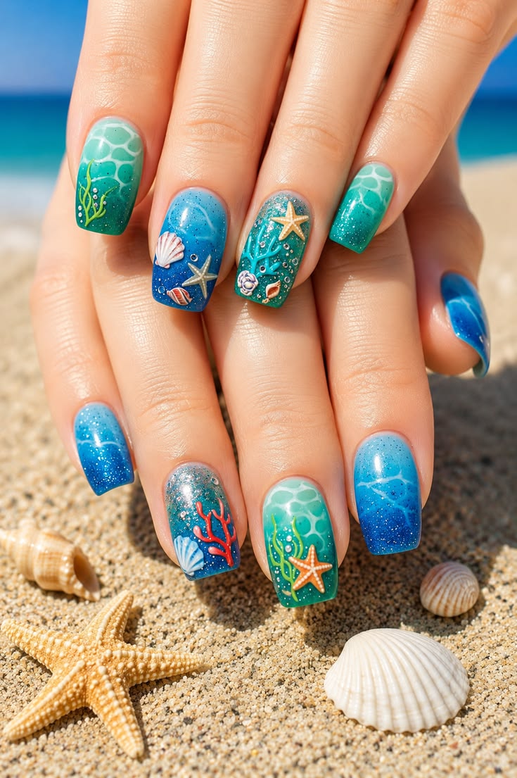 Summer Beach Nails 2026 (11)