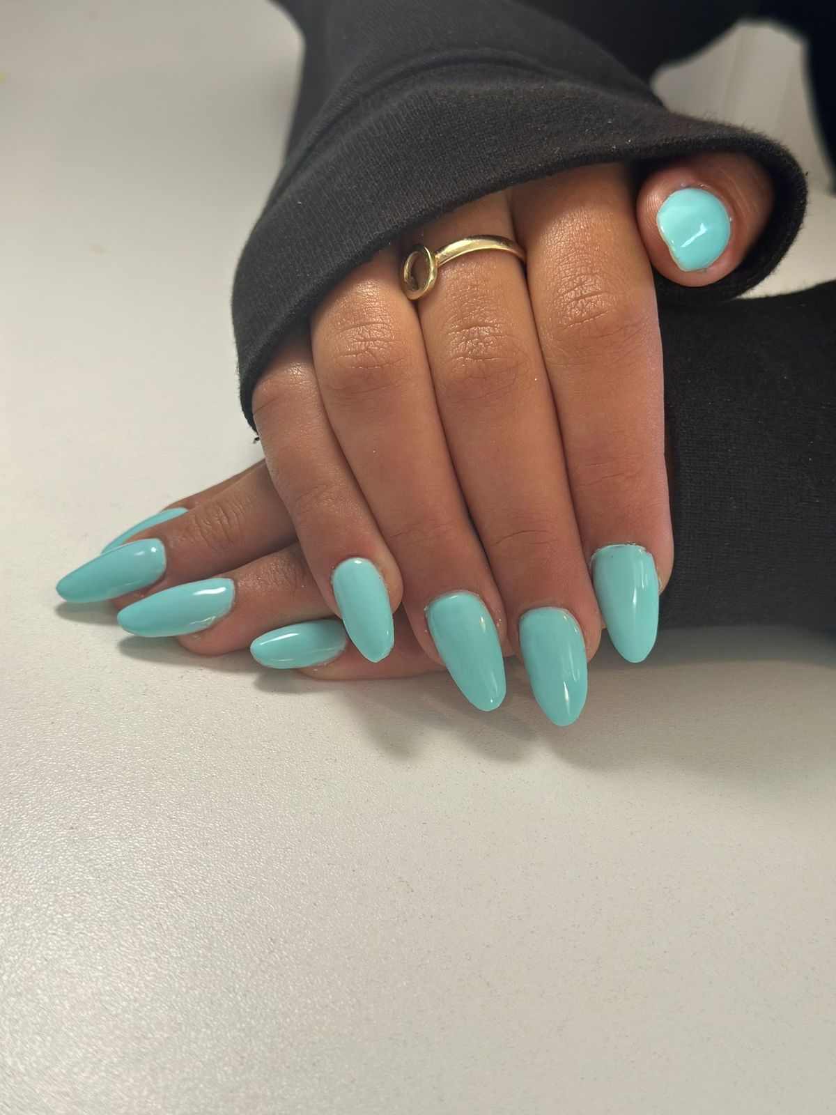 Teal Nail Designs (10)