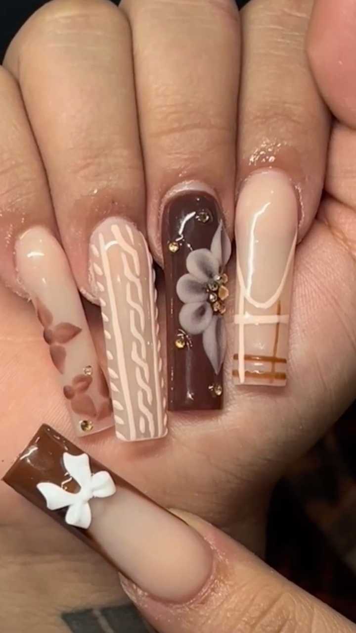 Thanksgiving Nails Knit Sweater