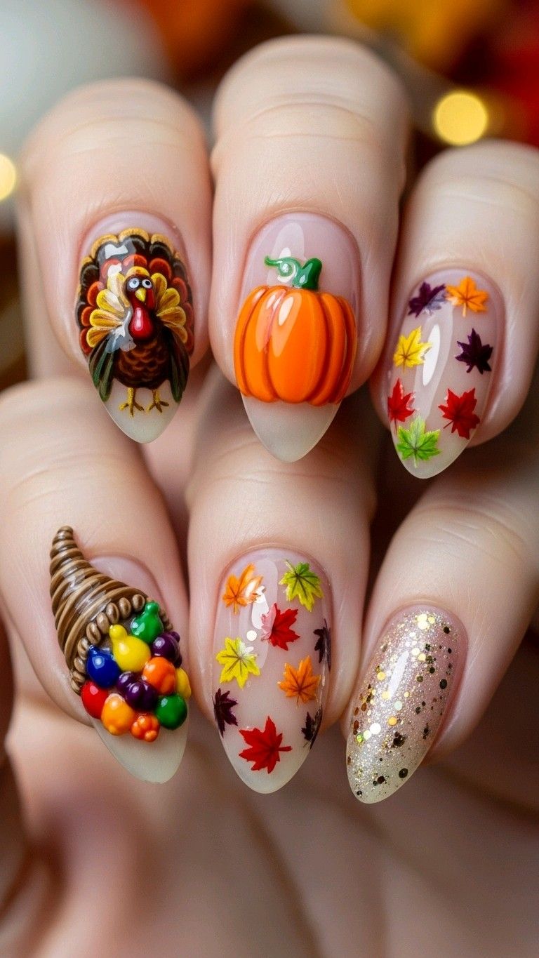 Turkey Fall Nails