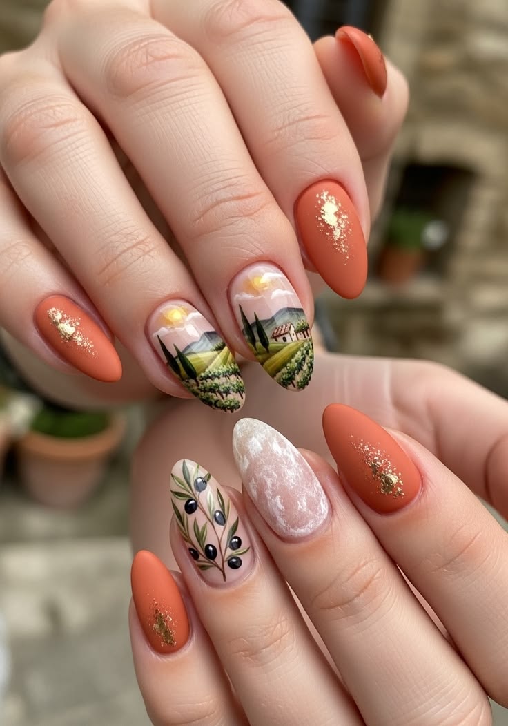 Tuscan Nails 2000s Ideas (3)